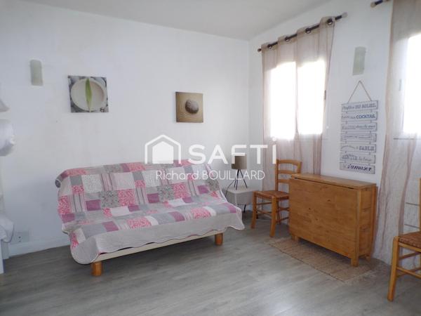 Studio Le Pouliguen centre : tout à pieds