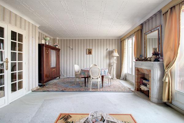 APPARTEMENT RUEIL-MALMAISON BORD DE SEINE 3 PIECES 2 CHAMBRES DERNIER ETAGE BALCON EXPOSITION SUD A RENOVER