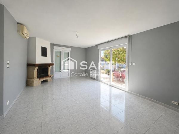 Maison de plain-pied avec terrain de 1000 m² à proximité d' Angoulême