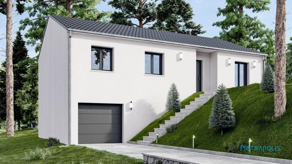Terrain constructible de 1371 m2 dont environs 500m2 constructible
