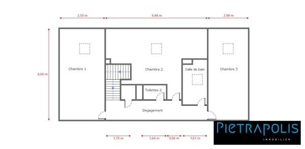 Duplex lumineux et rénové avec goût – Dernier étage avec vue dégagée