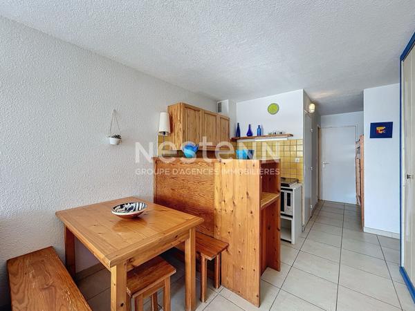 Le Barcares - A VENDRE Appartement 2 pieces cabine avec loggia terrasse vue mer