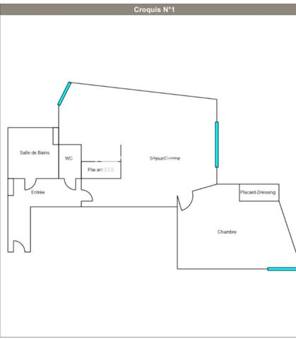 Appartement lumineux clés en mains.