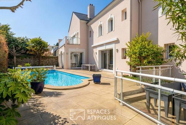 Elégante maison familiale avec piscine, entre volumes et lumières – Nantes Longchamp
