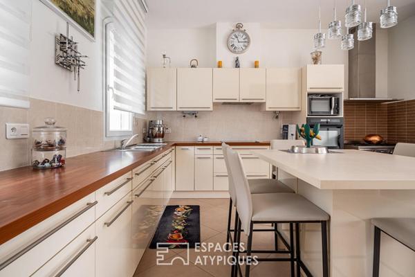 Elégante maison familiale avec piscine, entre volumes et lumières – Nantes Longchamp