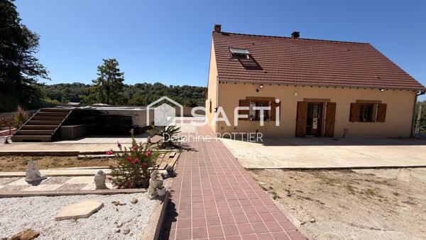 Maison 138m2, 3 chambres, sous-sol total, vue imprenable