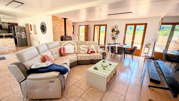 Maison 138m2, 3 chambres, sous-sol total, vue imprenable