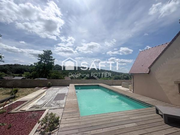 Maison 138m2, 3 chambres, sous-sol total, vue imprenable
