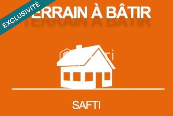 Terrain à bâtir de 501m2 non viabilisé