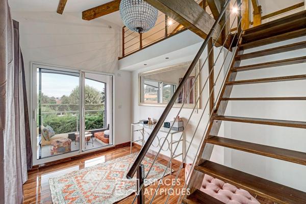 Maison contemporaine avec piscine