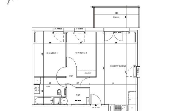 Appartement à vendre    3 pièces •  Dax