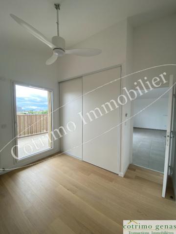 Genas dernier étage 4 pièces 80m² +terrasse 23m²