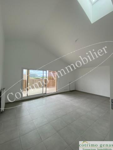 Genas dernier étage 4 pièces 80m² +terrasse 23m²
