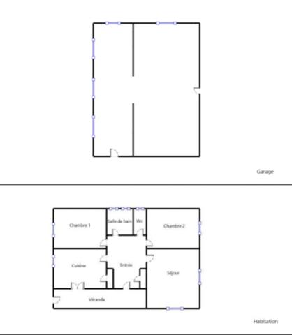 Maison 3 pièces 70m²