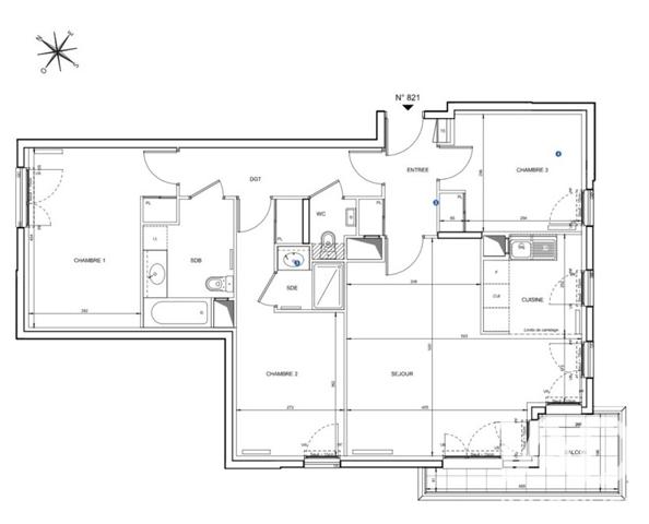 Appartement à vendre 4 pièces 90 m² Rueil-Malmaison
