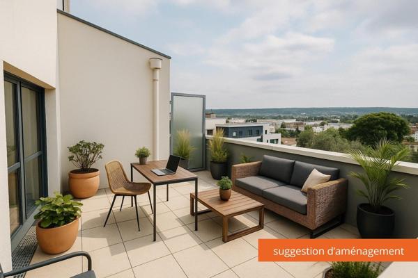 Dernier étage, double terrasse et Vue dégagée