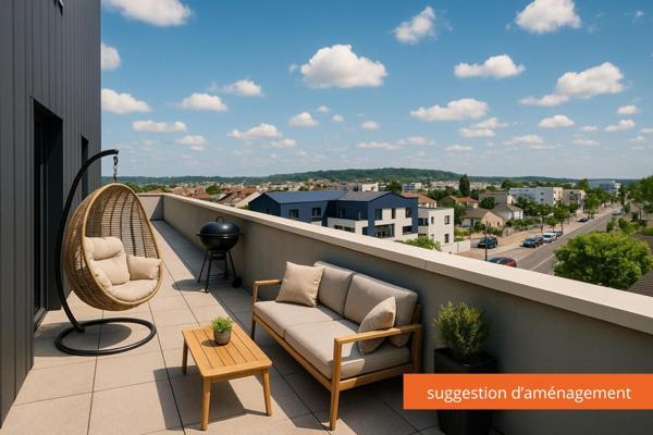 Dernier étage, double terrasse et Vue dégagée