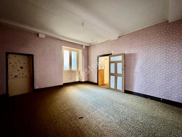 Immeuble avec local commercial loué et 2 appartements à rénover en plein coeur de Saint-Amour