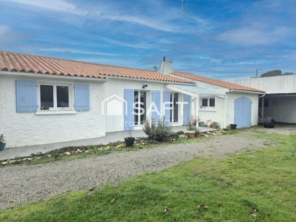 Pavillon de plain-pied avec piscine et studio indépendant