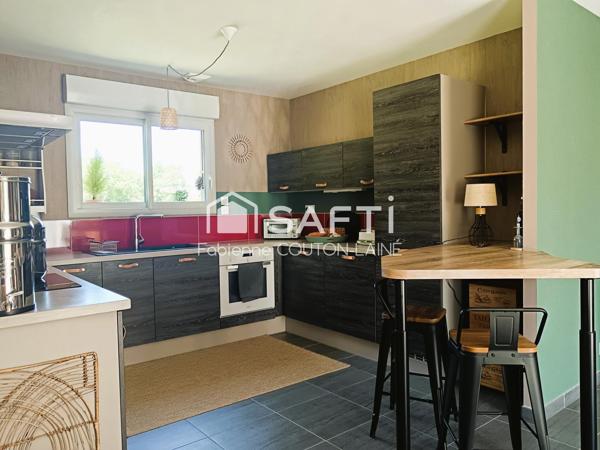 A Aizenay, maison en bois 96 m², 4 chambres