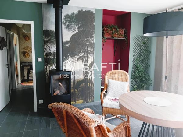 A Aizenay, maison en bois 96 m², 4 chambres