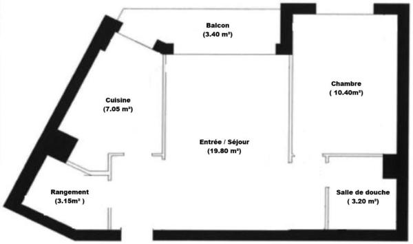 Soleil et balcon dans le 19ème