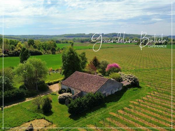 Maison en Pierre 300m² à vendre - Terrain 3495m² avec piscine - SAINT AVIT SAINT NAZAIRE (33)