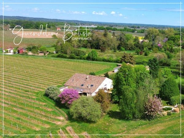 Maison en Pierre 300m² à vendre - Terrain 3495m² avec piscine - SAINT AVIT SAINT NAZAIRE (33)