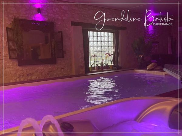 Maison en Pierre 300m² à vendre - Terrain 3495m² avec piscine - SAINT AVIT SAINT NAZAIRE (33)