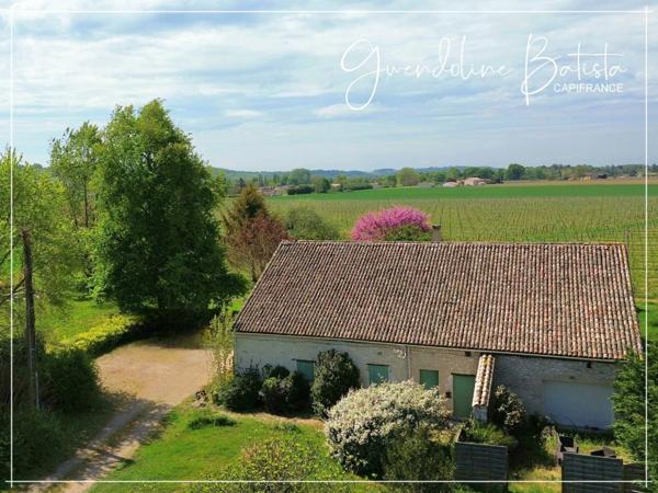 Maison en Pierre 300m² à vendre - Terrain 3495m² avec piscine - SAINT AVIT SAINT NAZAIRE (33)