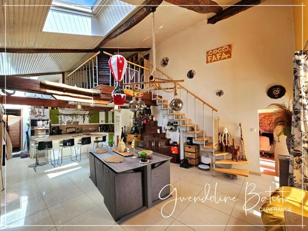 Maison en Pierre 300m² à vendre - Terrain 3495m² avec piscine - SAINT AVIT SAINT NAZAIRE (33)