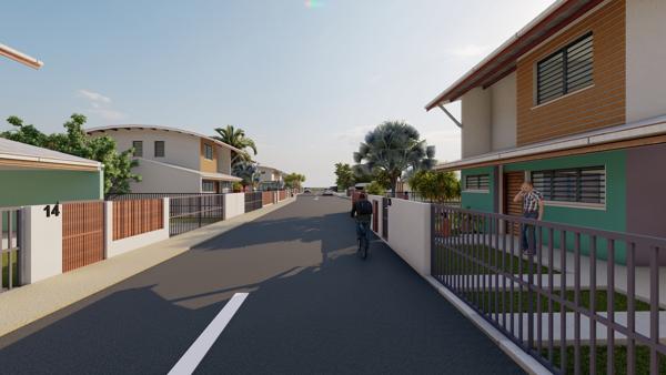 Maison individuelle duplex T4 dans une résidence neuve