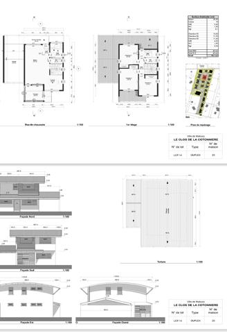 Maison individuelle duplex T4 dans une résidence neuve