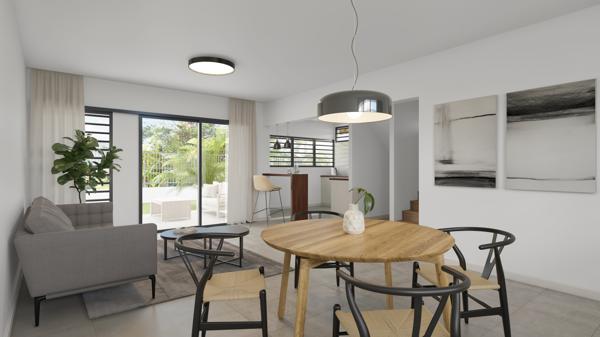 Maison individuelle duplex T4 dans une résidence neuve