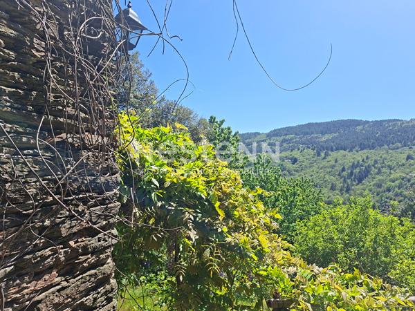Maison de hameau en pierre à vendre à Saint-Germain-de-Calberte ? 157 m², 5 chambres, cour intérieure et vue sur la vallée