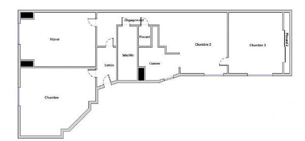 Appartement F4 à vendre  4 pièces - 59 m2 PARIS - 75018