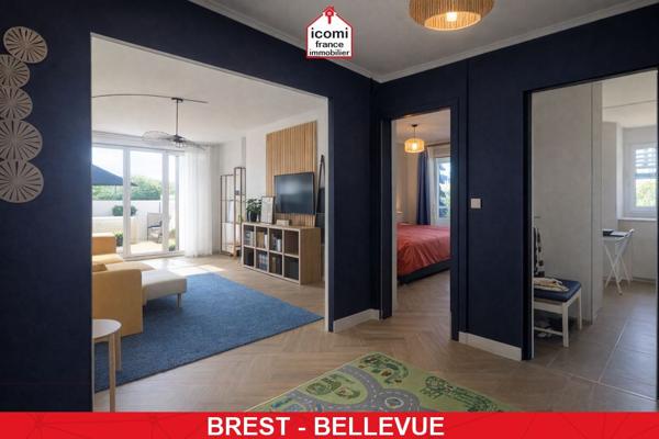 A VENDRE - APPARTEMENT 74M² - 3 CHAMBRES - BALCON - CAVE - DALLE BETON - ASCENSEUR - COMMERCES A PROXIMITE