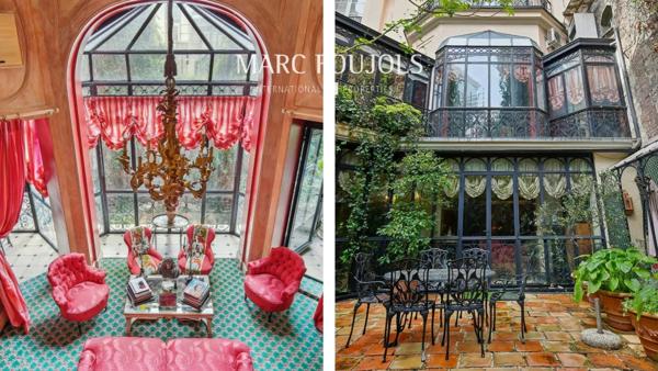 Paris XVI Passy appartement comme une maison avec terrasse et jardin