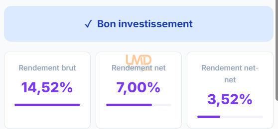 Ensemble immobilier à Decazeville très bonne rentabilité