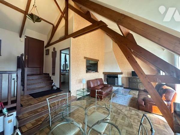 A VENDRE Maison individuelle T4 à BONSECOURS (76240) d'une surface habitable d'environ 90 m², é...