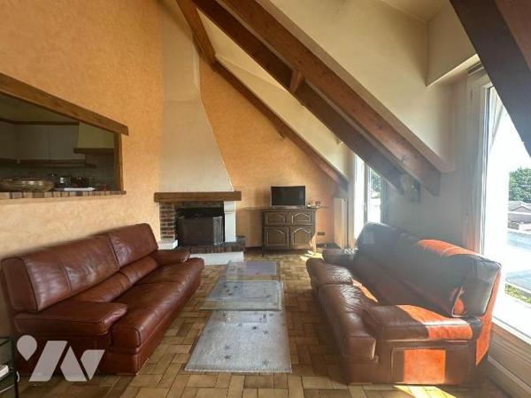 A VENDRE Maison individuelle T4 à BONSECOURS (76240) d'une surface habitable d'environ 90 m², é...