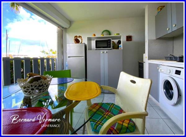 Appartement de 34 m² en rez-de-jardin à SAINT FRANCOIS