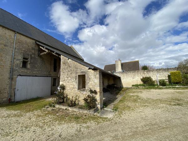 Dernier lot - Grange à rénover dans magnifique corps de ferme proche mer et Bayeux