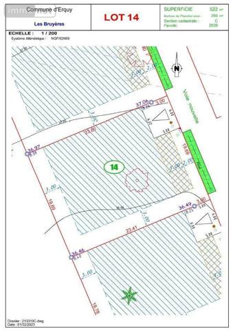 Terrain à Batir à vendre à Erquy dans les Côtes-d'Armor (22430), ref : 207-LB