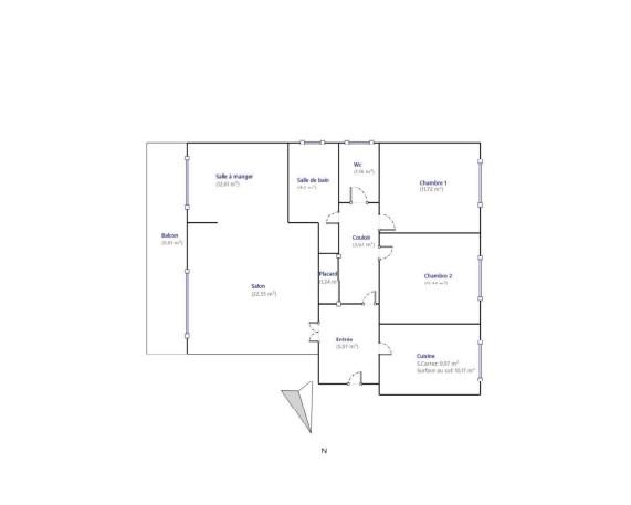 Appartement à vendre 4 pièces 85 m² Montauban