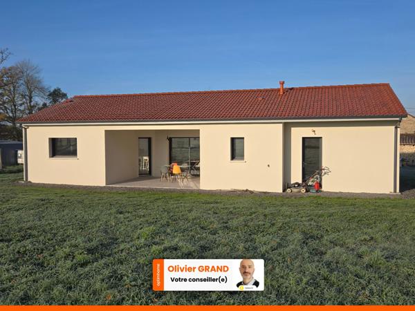 Pavillon Plain-pied neuf 2025 + Jardin - Environnement campagne