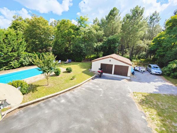 Pavillon T6, piscine, pompe à chaleur, garage 53m²