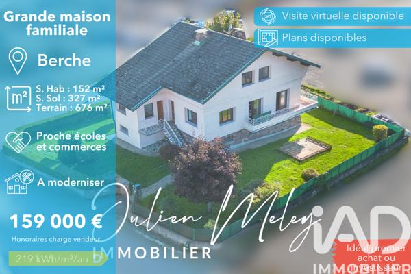 Maison à vendre 9 pièces 152 m² Voujeaucourt