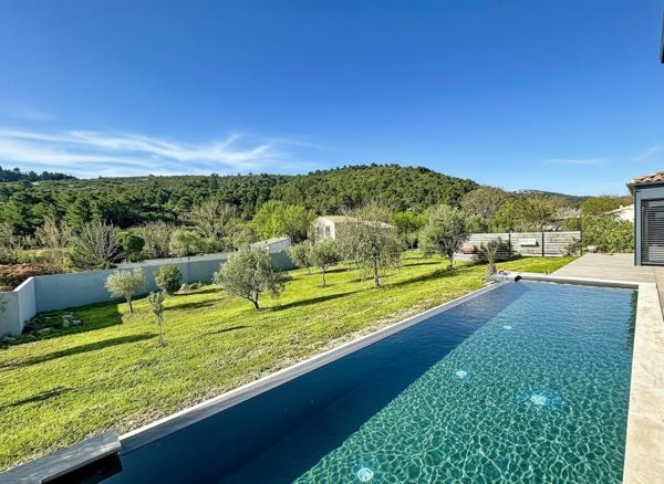 VILLA CONTEMPORAINE UNIQUE FACE A L'ALARIC