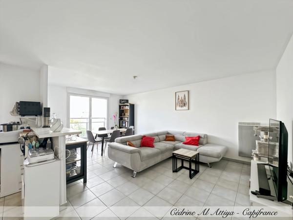 La Rochelle, Appartement à vendre 3 pièces 66m2, 1er étage, ascenseur, loggia, garage